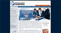 Desktop Screenshot of parcorpsvcs.com